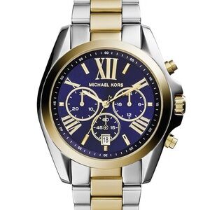 Michael Kors Gold and Silver Chronograph Watch